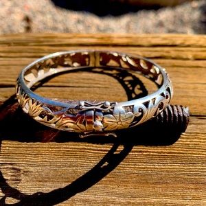 Hawaiian Silver Bangle